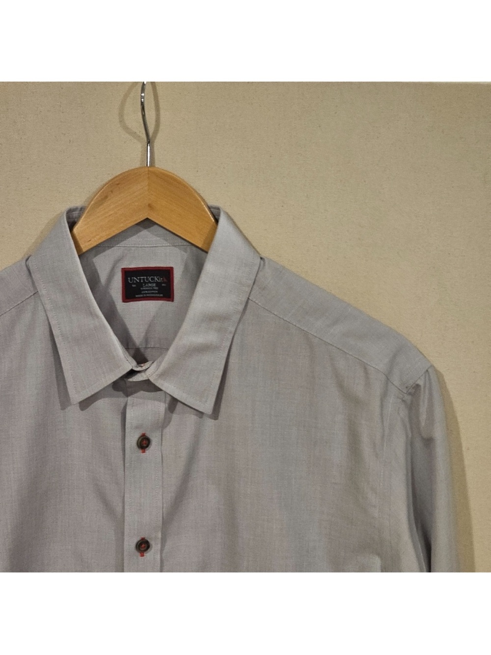 UNTUCKit Wrinkle Free Button Down L